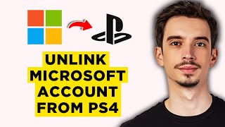 How To Unlink Microsoft Account From PS4 2024  Step by Step [upl. by Jeraldine]