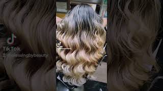 Hermosa cabellera Blonde hair balayage [upl. by Anirtep]