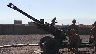 3rd Infantry Division Fires M119 Howitzer [upl. by Bj382]