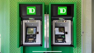 Depositing a Cheque at a TD Canada Trust ATM  TD Bank 7155 Kingsway Branch  July 15 2024 [upl. by Dodds]