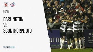 Goals Darlington v Scunthorpe United [upl. by Naed]