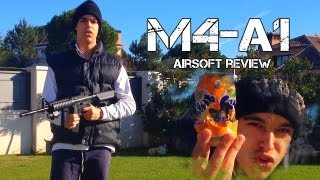 Review M4A1 Airsoft  Prueba de Tiro [upl. by Bilski]