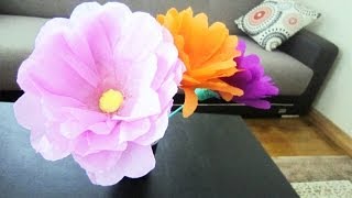 How to make giant flowers using plastic bottles  Recycling  EP  simplekidscrafts [upl. by Eenel]