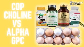 CDP Choline Vs Alpha GPC Short [upl. by Annayehc]