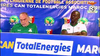 Chad Vs Zambia  AFCON Qualifier  PreMatch Press Conference [upl. by Raimondo]