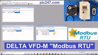 DELTA VFDM quotModbus RTUquot via Modbus Poll [upl. by Violette690]