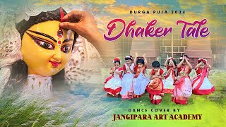 Dhaker Tale  Dance Cover  Jangipara Art Academy  Dura Puja 2024 [upl. by Pudens]