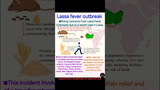 Lassa Fever Outbreaks competentedu lassa currentaffairs fever education biology [upl. by Cumine]