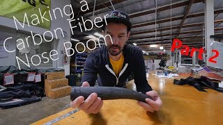 Making a Carbon Fiber Nose Boom Part 2 [upl. by Hamann]