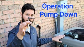 Refrigerant Pump Down StepbyStep Guide [upl. by Ardnasela996]