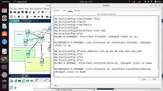 Configuración de VLAN Enlaces Troncales y Enrutamiento Cisco Packet Tracer 23 [upl. by Ingeberg]