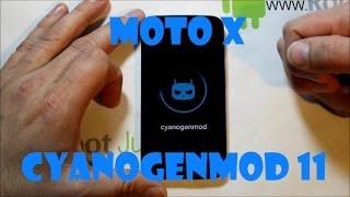 How to install CyanogenMod 11 KitKat rom on the Moto X [upl. by Rosanna]