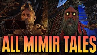 All Mimir Stories  Tales in God of War Ragnarok  God of War SUPERCUT [upl. by Ferne]