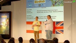 BIRD SLAUGHTER IN MALTA with Chris Packham  Birdfair 2017 [upl. by Nickerson]