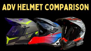 ADV Helmet Comparison  Arai XD4 VS Airoh Commander VS LS2 Pioneer Evo  MotoNZcom [upl. by Becki]