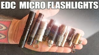 Smallest EDC Micro Flashlights [upl. by Cerf]