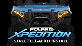 Polaris Xpedition  Street Legal Kit Install  WD ELECTRONICS [upl. by Adnaerb]