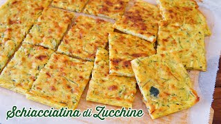 Schiacciatina di Zucchine  Pronta in 5 minuti  Ricetta Facile LifeampChiara [upl. by Ayoras]