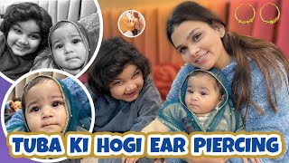 TUBA KI HOGI EAR PIERCING  Chiku Malik Vlogs [upl. by Nosretep]