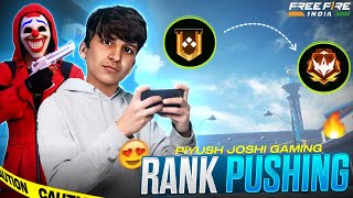 RANK PUSH TO GRANDMASTER🔥 VERY HARD😨I FREE FIRE🔥 [upl. by Kilam]