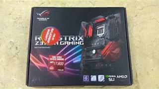 Z370 H STRIX ROG ASUS MOTHEBOARD UNBOXING  Tech Land [upl. by Erna]