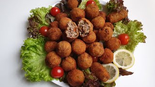 الذ كروكيت بالارز والكفتا جربوه مغتندموش  Nasi ballen  Oum Imaan [upl. by Tallou]