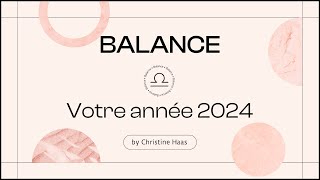 Horoscope 2024 Balance ♎️ Christine Haas amp Zoé Lafont [upl. by Ahsuas246]