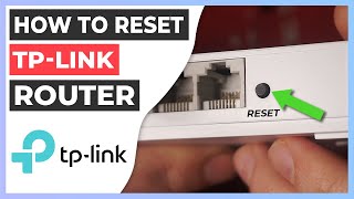 🔁 How to Reset TPLINK router to factory settings [upl. by Ohcirej]