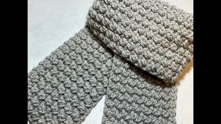 👍The FASTEST Crochet Scarf EVER ONE ROW REPEAT👍 [upl. by Orva]