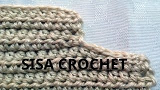 Curso crochet o ganchillo Como disminuir una sisa tutorial paso a paso Moda a Crochet [upl. by Sybyl]