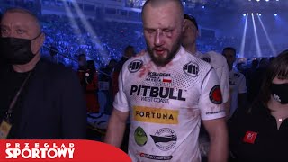 KSW 66 ROZBITY TOMASZ NARKUN TRACI PAS 6 LAT PANOWANIA PRZERWANE [upl. by Niram]