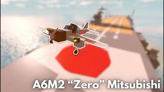 Mini A6M Zero Tutorial  Roblox Plane Crazy [upl. by Meikah]