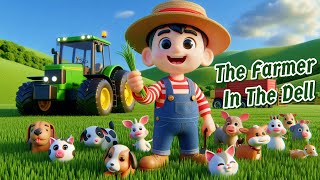 The Farmer In The Dell  Kids Songs With Lyrics  Super Simple Songs [upl. by Llereg]