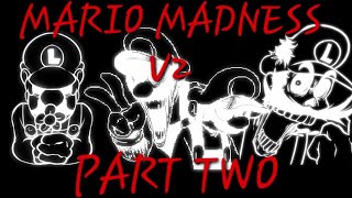 Fnf Mario Madness V2 Reaction Part Two ft squid sisters [upl. by Akcinat723]