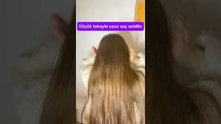 Bu kadar kolaymış 😯🫢🫶saçmodelleri öğrenci hairstyle shortvideo mandaltoka topuz hair saç [upl. by Attela]