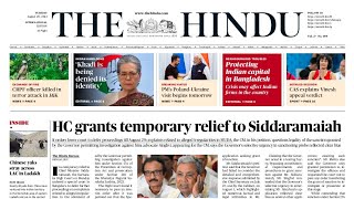 20 August 2024  The Hindu Newspaper Analysis  Daily Current Affairs  Todays Current Affairs [upl. by Talie39]