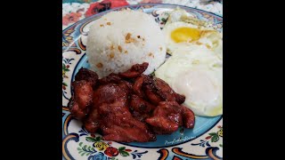 Chicken Tocino  Pinoy Breakfast [upl. by Eilis]