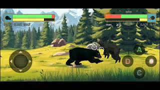 Mega Black Bear vs Black Bear  Kaiju Animation [upl. by Magdalena]