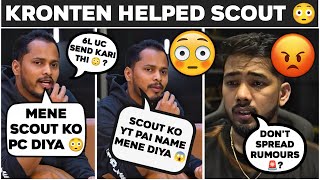 OMG  🤯 KRONTEN •SCOUT UNSEEN STORY 😳🔥 KRONTEN VS SCOUT 🚨 scout kronten godlike [upl. by Noelyn]