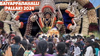 Baiyappanahalli Pallaki Utsava 2024 Bangalore Oora Habba  shiva raj kumar vlogs [upl. by Zerla]