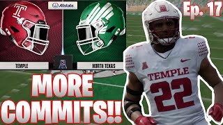 Commits  Temple University Dynasty Rebuild Ep 17 CFB25 [upl. by Nybor280]