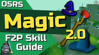 199 F2P Magic Guide 20  OSRS F2P Skill Guide Ironman Friendly [upl. by Eehsar]