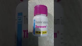 Tablet thyronorm 100mcg benefits fayadathyroidthyroidproblems [upl. by Harpp955]