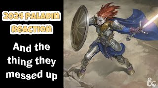 2024 Players Handbook The Paladin and what they got wrong DampD5e [upl. by Sihtnyc301]