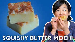 Squishy Butter  Hawaiian Butter Mochi Recipe [upl. by Luahs401]