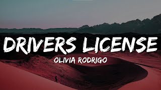 Olivia Rodrigo  drivers license Lyrics [upl. by Tillie272]