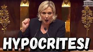 Marine Le Pen PULVÉRISE la macronie SANS PITIÉ  rn [upl. by Moia]