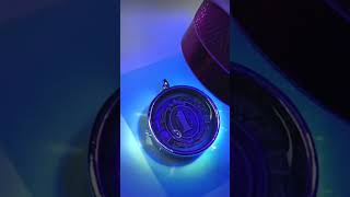 Making a Dollar Bill into a Pendant jewelry art money dollar shiny glitter [upl. by Bergwall501]