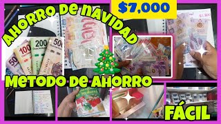 Ahorremos 7000💰para navidad🎄60 díasorganizando mi dinero✅ menú semanal 🍤 despensa 🥦🥑 [upl. by Ennahs117]