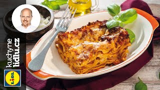 Tradiční boloňské lasagne  Roman Paulus  RECEPTY KUCHYNĚ LIDLU [upl. by Emaj638]